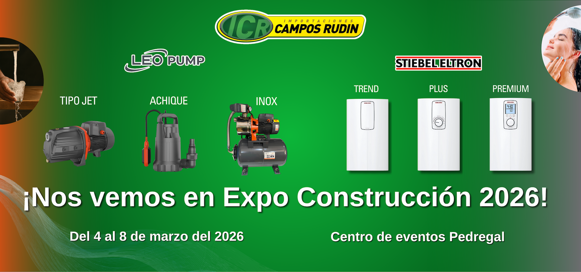 Bombas y calentadores 2026 | Campos Rudin